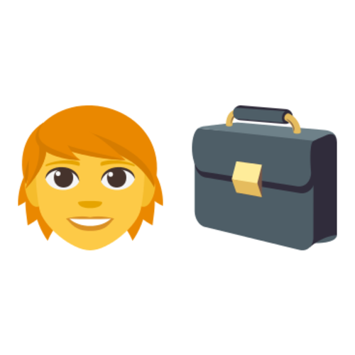 🧑💼 Emoji Domain EmojiOne rendering